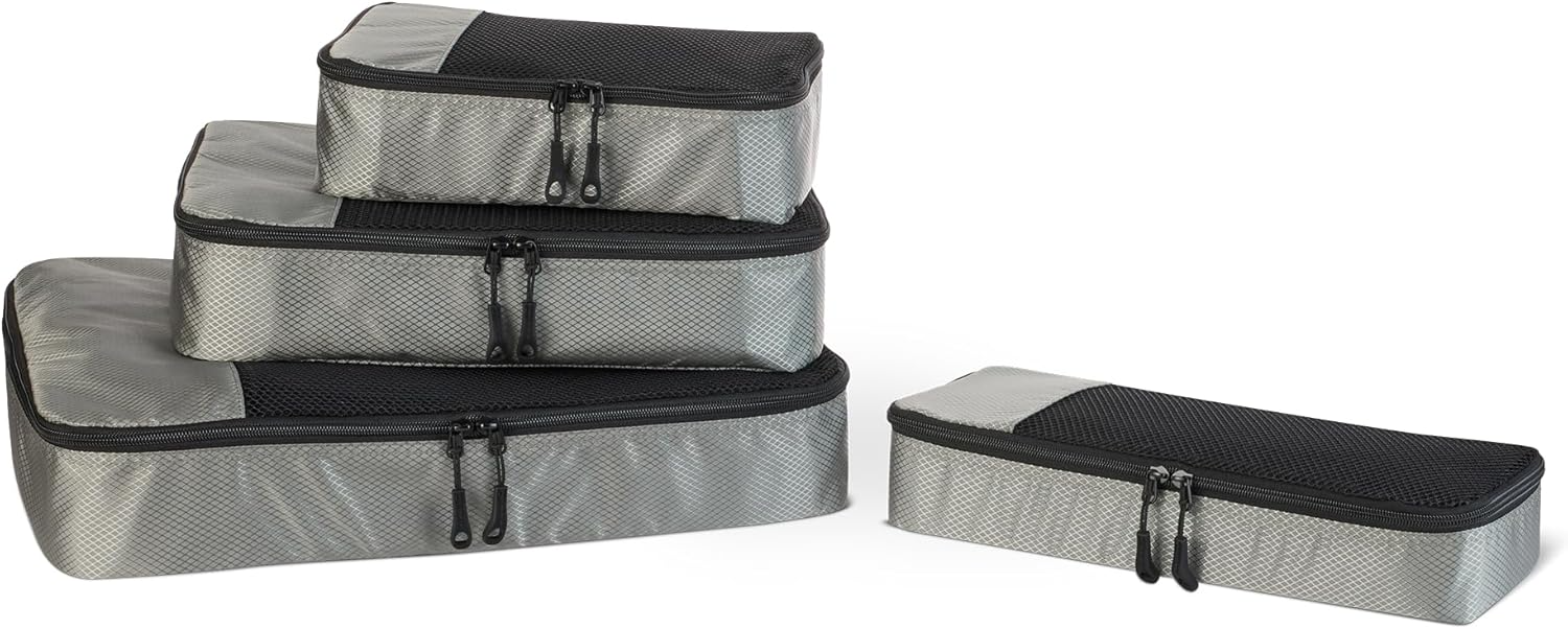 4-Piece Packing Cubes Set for Travel Luggage Organizer