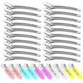 Heavy-Duty Metal Alligator Hair Clips for Styling