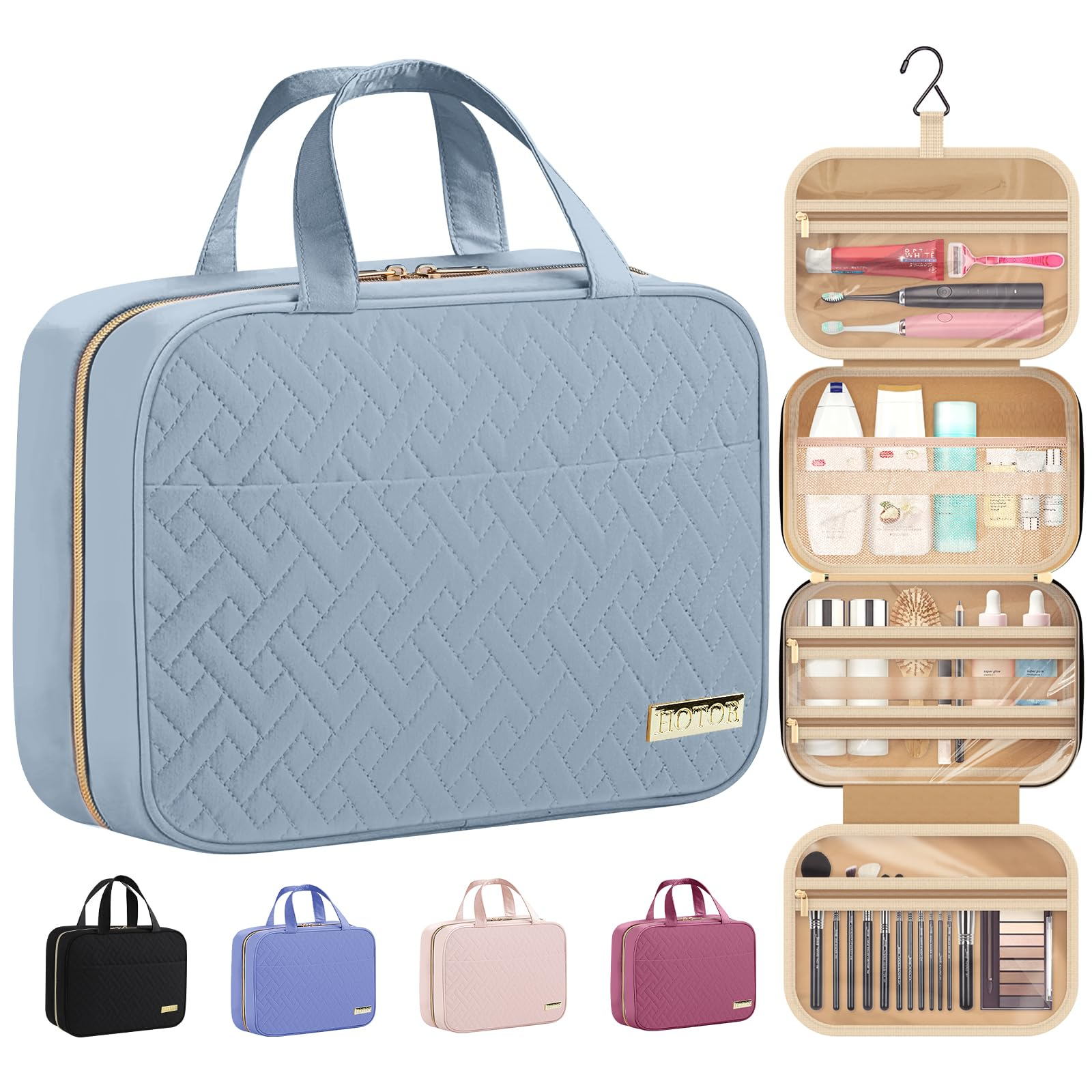 Hanging Travel Toiletry Bag Waterproof with Hook
