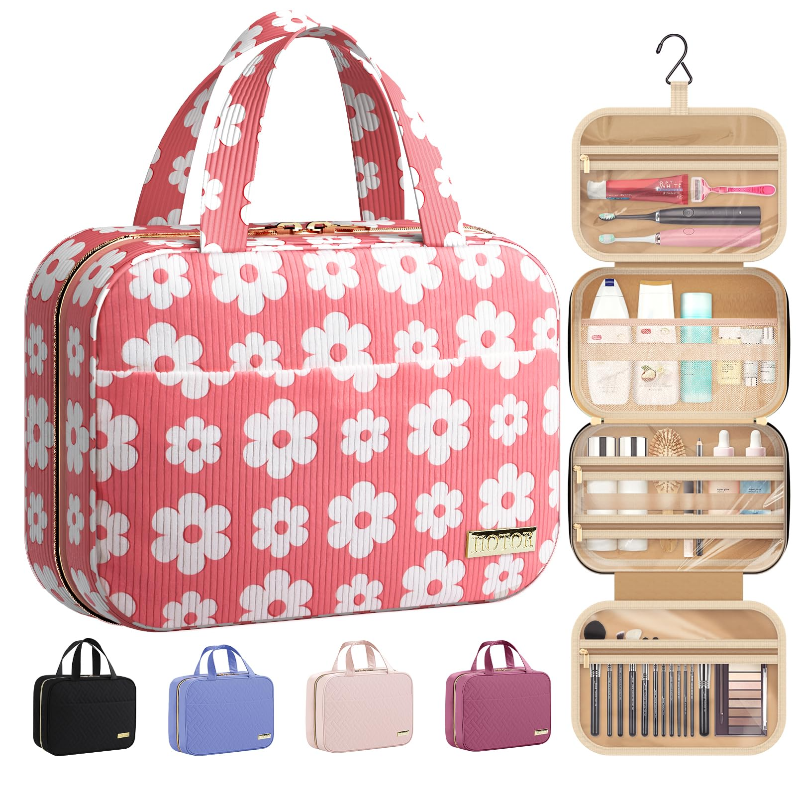 Hanging Travel Toiletry Bag Waterproof with Hook
