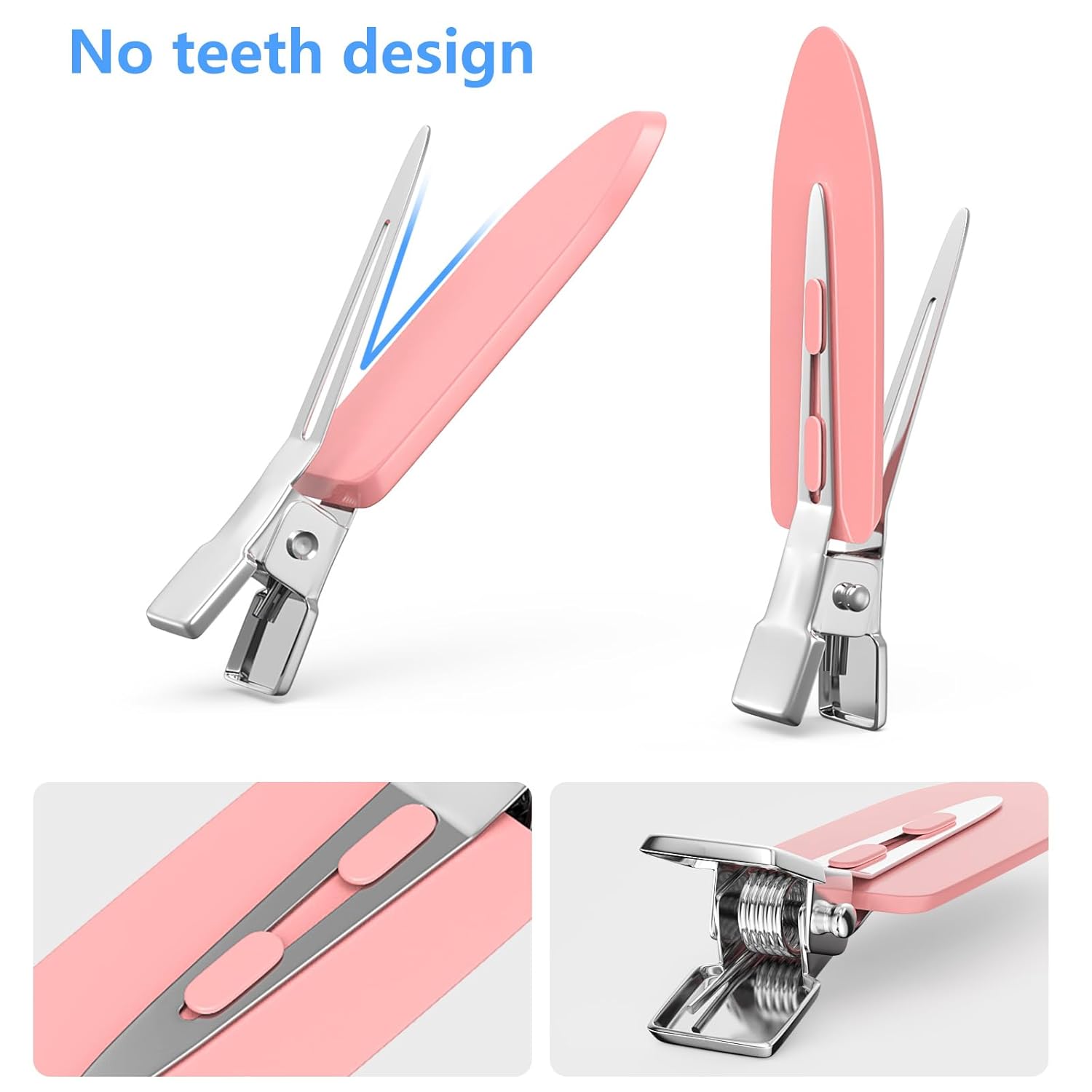 Heavy-Duty Metal Alligator Hair Clips for Styling