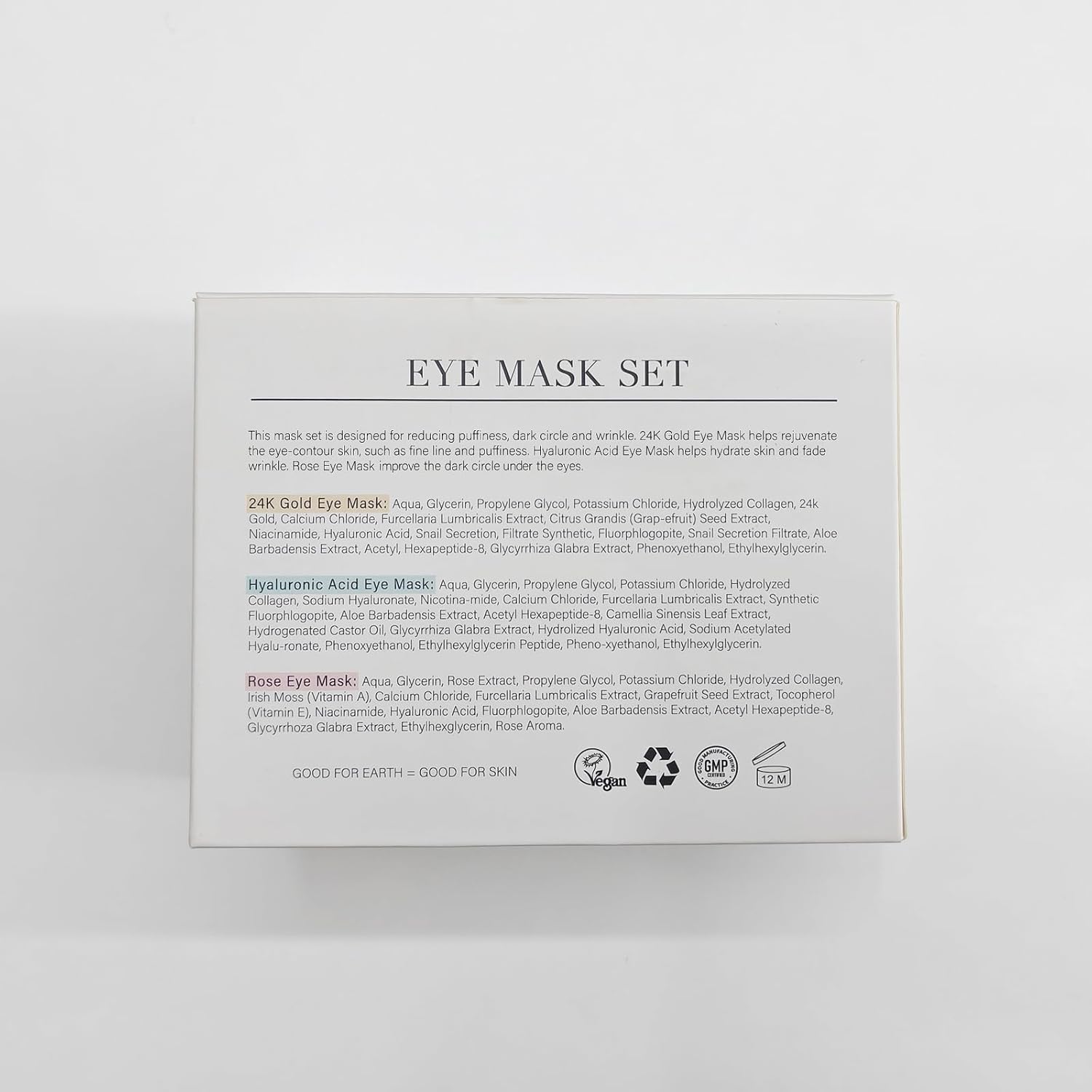 PEAUAMIE Under Eye Patches Gold and Hyaluronic Acid for puffy eyes,Rose Eye Masks for Dark Circles and Puffiness skin care Smooth Wrinkles products 30 Pairs