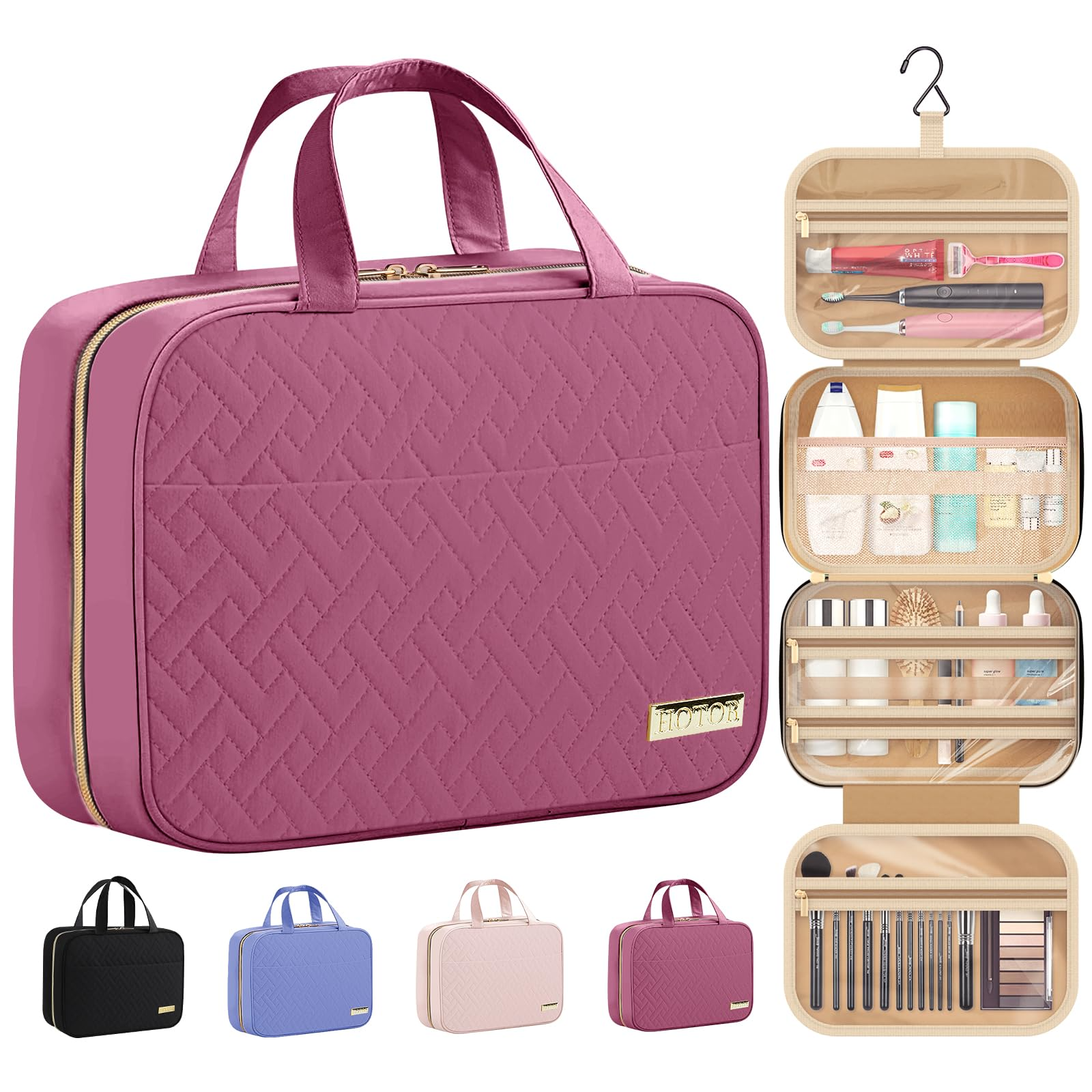 Hanging Travel Toiletry Bag Waterproof with Hook