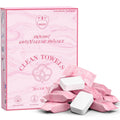 Disposable Face Towel Compressed Towel Tablets for Travel, 12x9 Inch Portable Mini Face Washcloths Reusable Biobased for Gym Hiking Camping Outdoors, Individually Wrapped