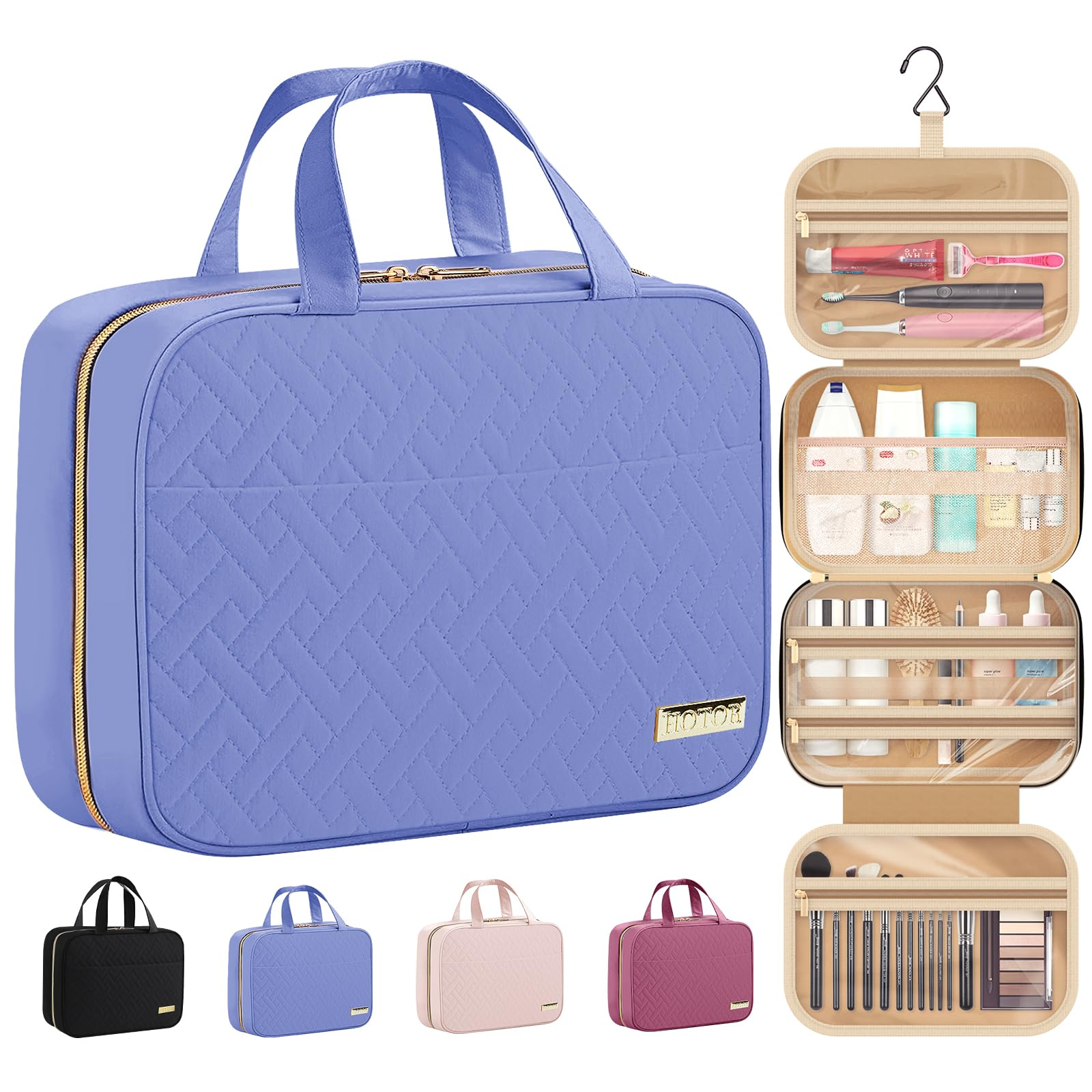 Hanging Travel Toiletry Bag Waterproof with Hook