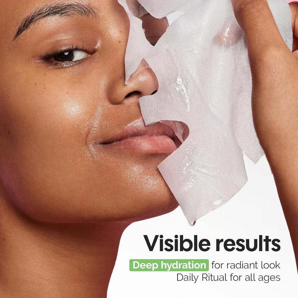 7-Day Facial Sheet Mask Set with Botanical Extracts