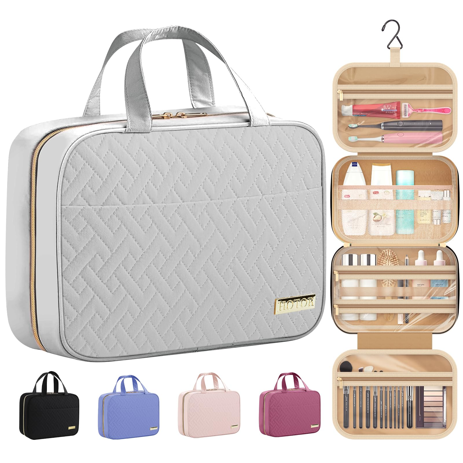 Hanging Travel Toiletry Bag Waterproof with Hook