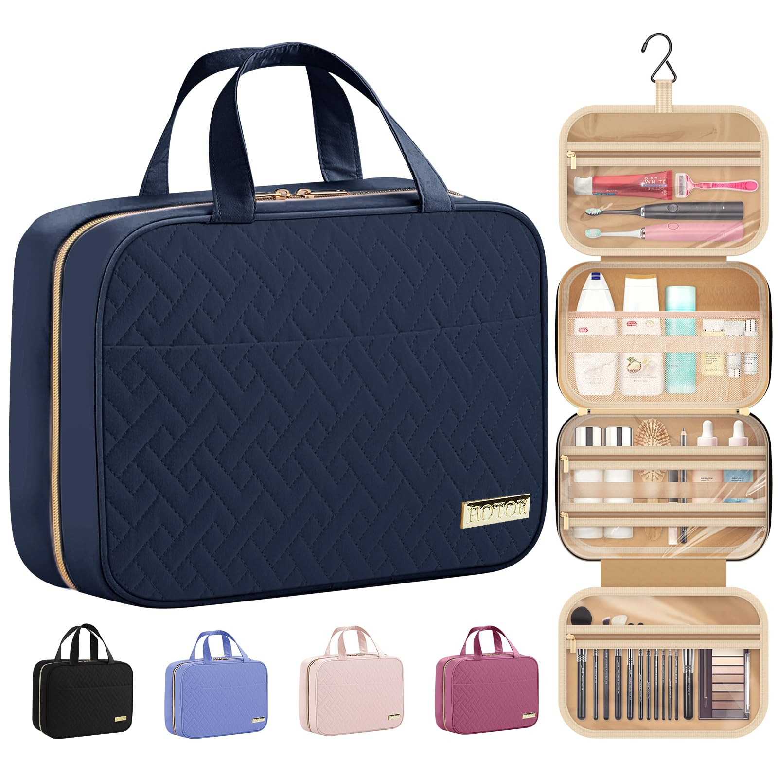 Hanging Travel Toiletry Bag Waterproof with Hook