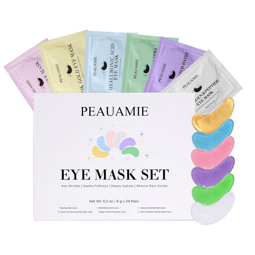 30 Pairs Under Eye Patches Gold Rose Hyaluronic Acid