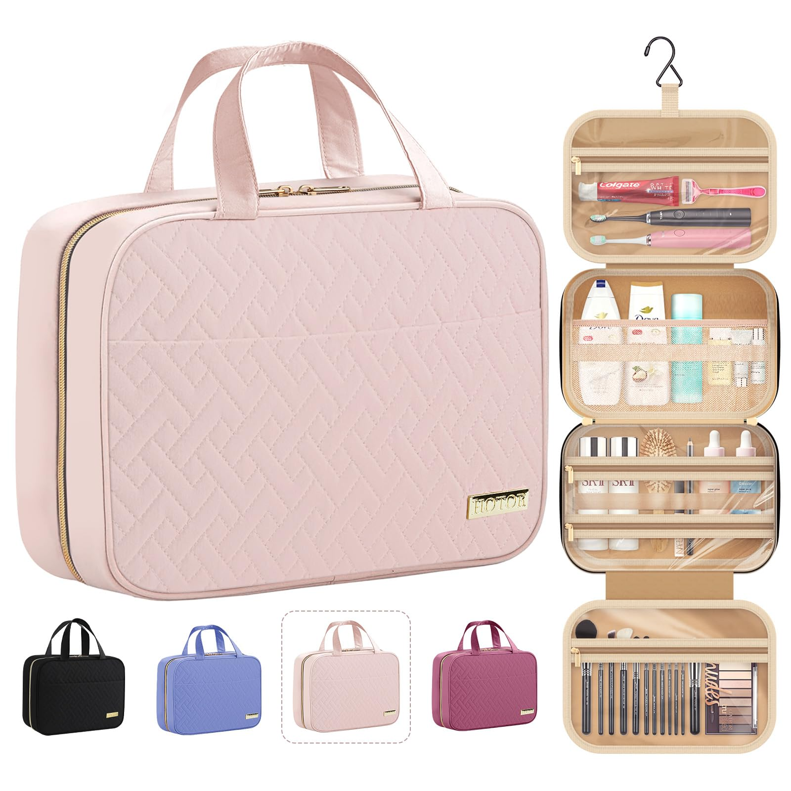 Hanging Travel Toiletry Bag Waterproof with Hook