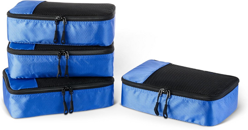 4-Piece Packing Cubes Set for Travel Luggage Organizer