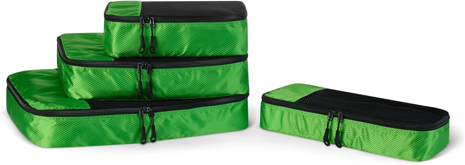 4-Piece Packing Cubes Set for Travel Luggage Organizer